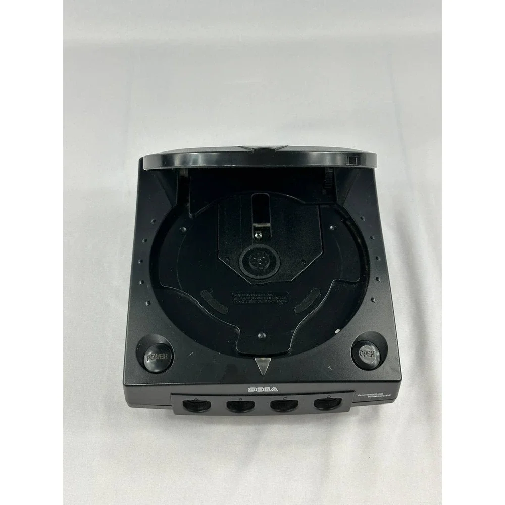 Sega Dreamcast Sega Sports Black Console HKT-3020 2 Controllers VMU 2 Games